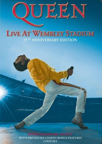 Queen The Live Wembley Stadium Dvd Nuevo Eu Musicovinyl