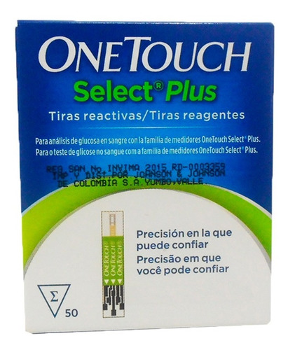 50 Tirillas One Touch Select Plus Flex
