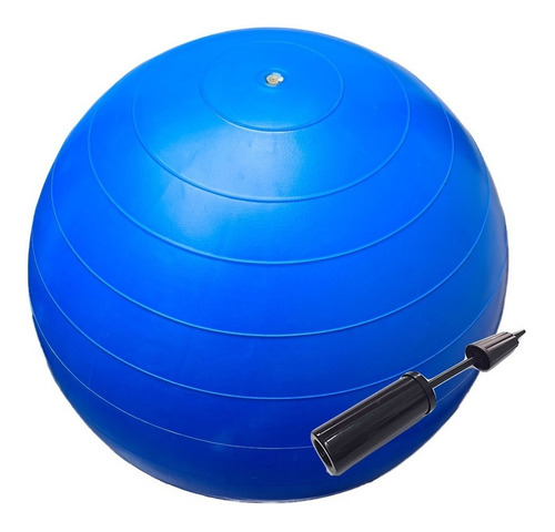 Pelota Esferodinamia Pilates 55 Cm Yoga + Inflador Nacional