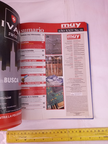 Revista Muy Interesante No 1 Octubre 2007 (Usado)