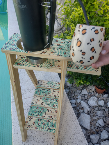 Mesa Matera. Incluye Mate Animal Print