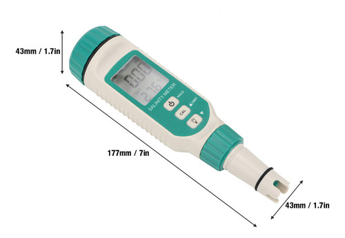 Medidor De Salinidad Electrónico Smart Sensor Ar8012 Portáti