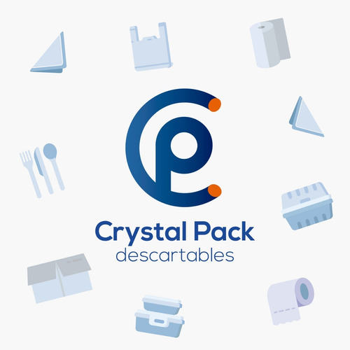 Imagen 4 de 4 de Bandejas Plasticas Descartables 103 Frio Cotnill, 1000 Unid.