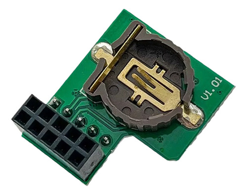 Tecneu Reloj Tiempo Real Ds1307 Rtc Puerto Ttl I2c para Raspberry Pi con Pila CR1220