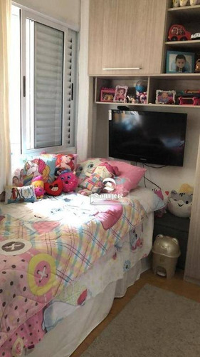 Apartamento Com 3 Dormitórios À Venda, 88 M² Por R$ 495.000,00 - Vila Valparaíso - Santo André/sp - Ap15874