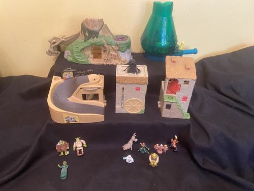 Shrek Mini Set Dreamworks Disney Pixar Tipo Polly Raro