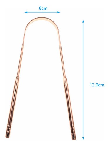 Raspador De Lengua Reutilizable De Acero Inoxidable Para