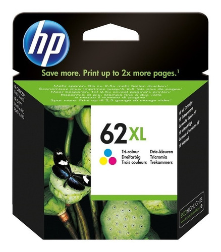 Imagen 3 de 3 de Cartucho Hp 62xl Color C2p07al Officejet 200 Original