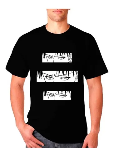 comprar Poleras Estampadas Con Diseño Shingeki No Kyojin Levi 