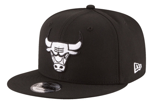 Gorra New Era Nba 9fifty Chicago Bulls Black Negro