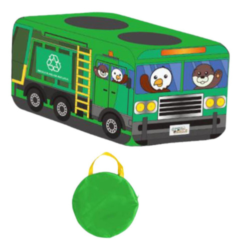 Tienda De Campaña Con Forma De Camión De Basura Que Se