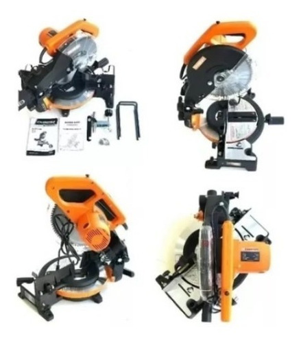 Sierra Ingletadora Lusqtoff 250mm 1650w 255mm 10 Pulgadas