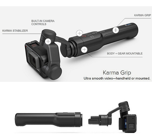 A64 Karma Grip Estabilizador Gopro Hero7 Hero6 Hero5 Gimbal (Usado)