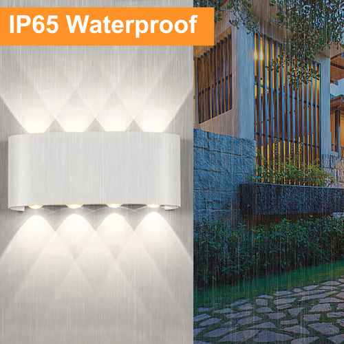 Lámpara De Pared Blanca De 8 W En Frío Para Apliques De Pare