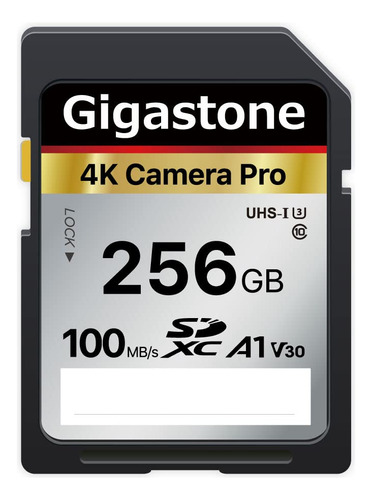 Gigastone Tarjeta Sd De 256 Gb V30 Sdxc Tarjeta De Memoria .