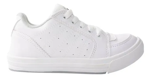 Zapatillas blancas online escolares para niños