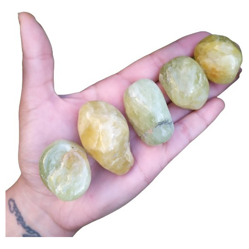 Pedra Rolada Heliodoro / Berilo - Cristal Da Sabedoria