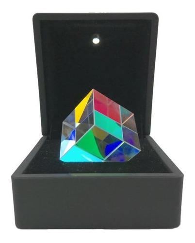 Cubo De Luz De Seis Lados Con Prisma De Color Caja De Luz