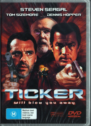 Dvd Ticker Seagal /hopper Sin Subs Made In Australia Nuevo 