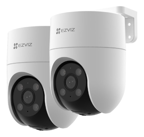 Kit 2 Camaras De Seguridad Wifi Vision 360 Color 1080p Ezviz