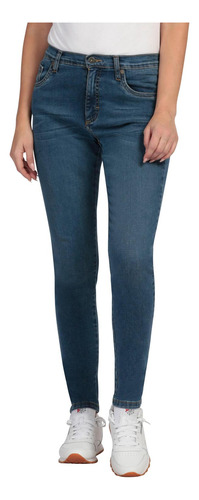 Pantalón Jeans Skinny Cintura Alta Lee Mujer 34v