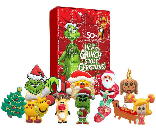 Aaa Calendario De Adviento Navideño Grinch 2022 Para Niños