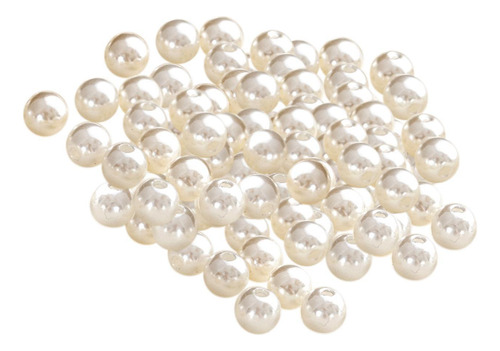 100 Cuentas Con Agujero Para Hacer Joyas, Pendientes Y 8mm