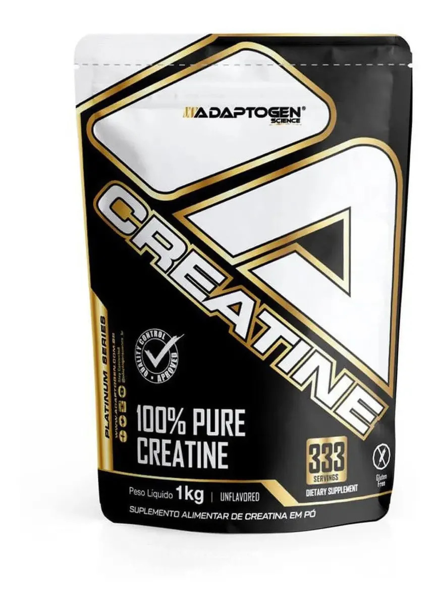 Creatina 1kg 100% Pura - Adaptogen