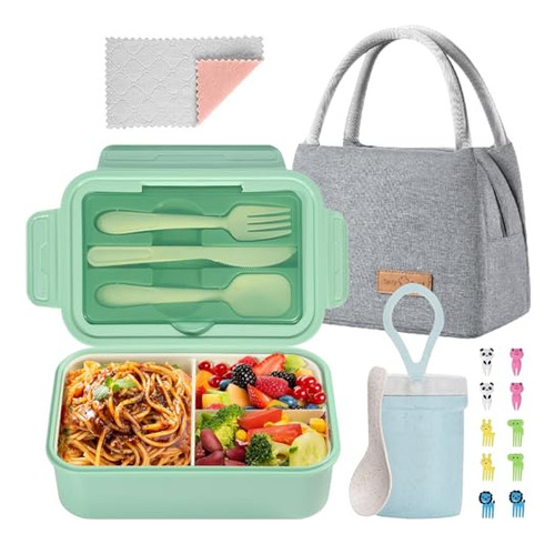Lonchera Bento Para Niños, Lonchera Bento Box Para Adultos L
