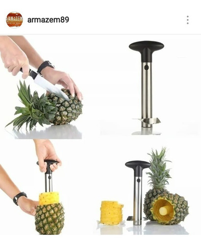 Imagem 2 de 8 de Fatiador, Cortador E Descascadores De Frutas - Kit Frutas!!!