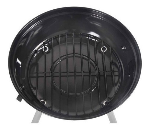 Asador De Carbon Portatil Con Ruedas Expert Grill Negro