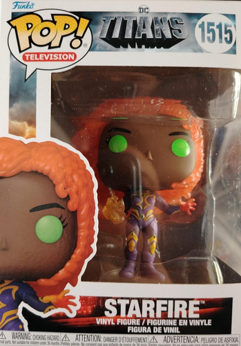 Funko Pop! Dc Super Héroes Titans #1515: Starfire (Usado)