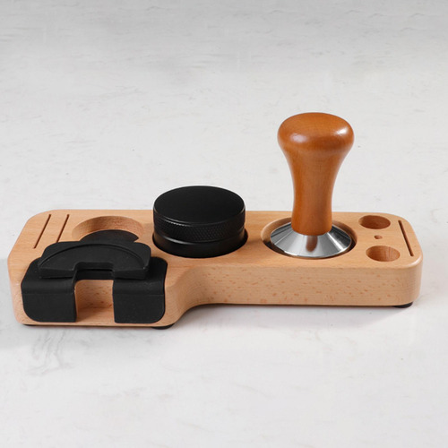 Espresso Tamper Station Antideslizante Parte Para Haya 51mm