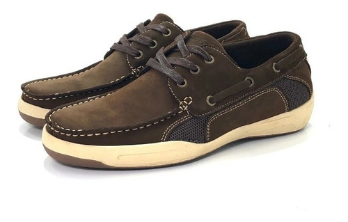 Zapatos Goodyear Cuero Nauticos Hombre Casual Vestir