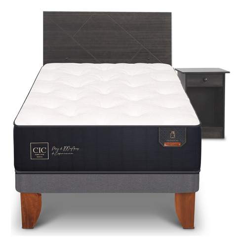 Cama Europea Azul