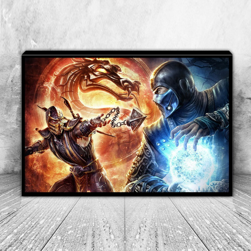 Cuadro Decorativo Gamer Mortal Kombat C4522