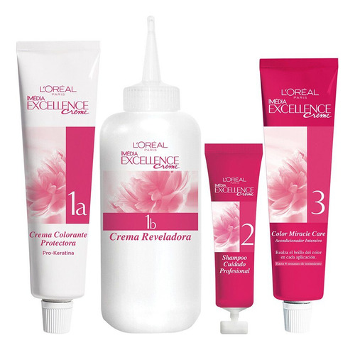 Tintura Permanente Excellence Extra Profundos Loreal Paris Tono 710 Rubio Profundo