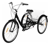 Comprar Vevor Triciclo Adultos 7 Velocidades Bicicleta 20 PuLG Cesta