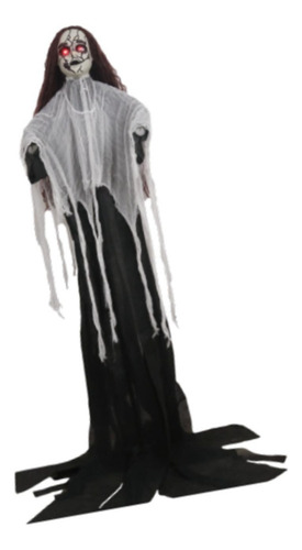 Esqueleto Fantasma Decoración De Halloween Casa Negro