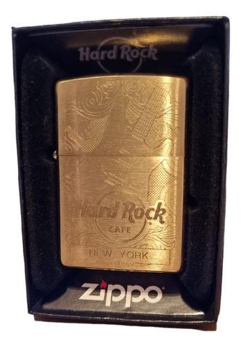 Zippo Dorado Hard Rock Cafe  New York