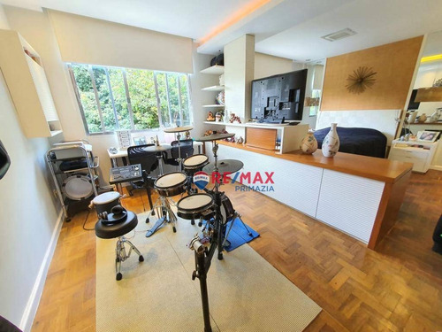 Imagem 9 de 23 de Lindo 2 Quartos (original 3 Quartos) À Venda, 122 M² - Humaitá - Rio De Janeiro/rj - Ap0356