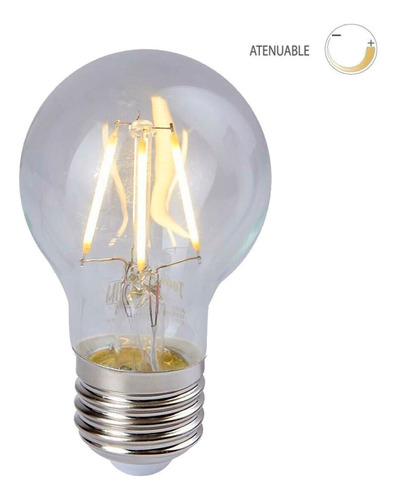 Foco Bombilla Led 2700k 4.5w Transparente Mercuri Tecnolite