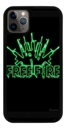 Funda Uso Rudo Tpu Para iPhone Free Fire Gamer Juego Moda 03