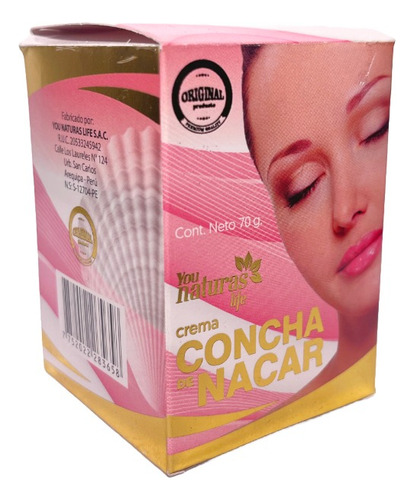 Concha De Nacar Crema Ins Natur 70 Grs