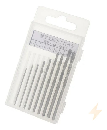 Kit De 10 Brocas De 0.8 Hasta 3mm