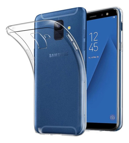 Funda Celular Transparente Flexible Para Samsung A6 Plus