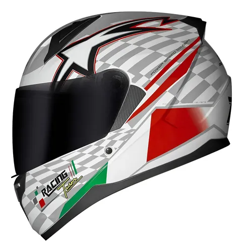 Capacete Race Tech Sector Grid Italy Cor Vermelho Tamanho Do Capacete
