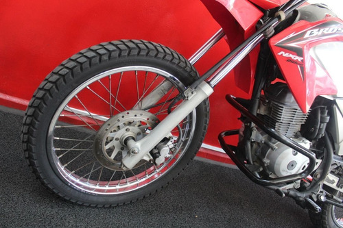 Imagem 10 de 11 de Honda Nxr 150 Bros 150 Mix Esd 2010 Vermelha Vermelho