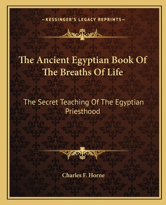 Libro The Ancient Egyptian Book Of The Breaths Of Life: T...