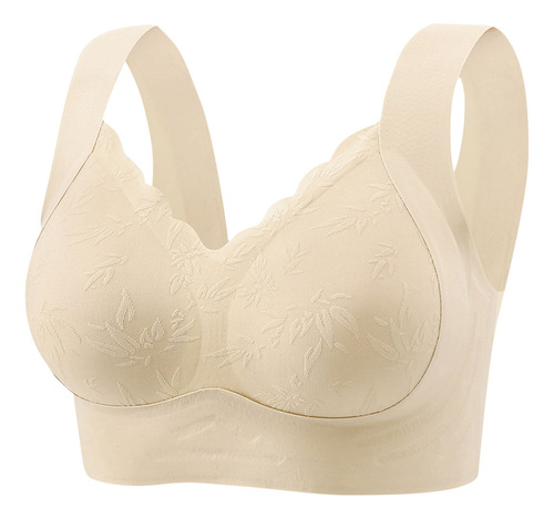 Bras De Color Liso Para Mujer, Espalda De Gran Tamaño Para Y